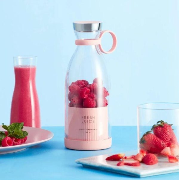 Mini Portable Blender Rechargeable Electric Fruit Juicer Mixers – 420ml