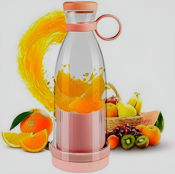 Mini Portable Blender Rechargeable Electric Fruit Juicer Mixers – 420ml