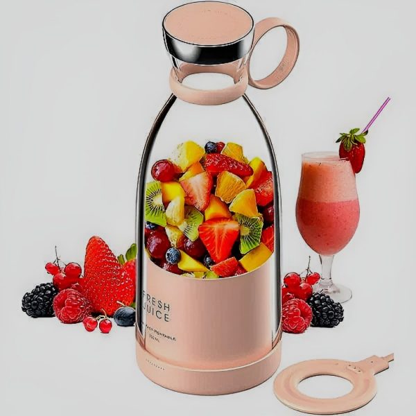 Mini Portable Blender Rechargeable Electric Fruit Juicer Mixers – 420ml